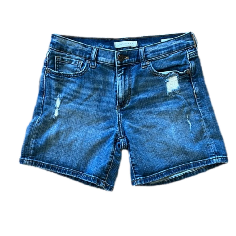 BANANA REPUBLIC | Roll-up jean shorts